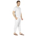 thumbnail image 2 of Inkmeso Ensemble de Pyjama Solide pour Hommes Manches Courtes Vêtements de Nuit Col Rond Ensemble, 2 of 7