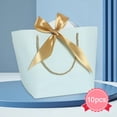 thumbnail image 3 of 10 bolsas de regalo, bolsas de compras, cajas de regalo, bolsas de embalaje, bolsas de fiesta para baby shower Azul S, 3 of 9