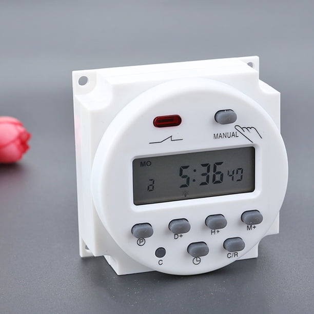 Pantalla LCD Temporizador digital Interruptor multifunción CN101A Relé de tiempo para herramientas domésticas