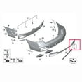 thumbnail image 4 of Trimla Rear Tow Cover for 19-22 BMW 7 series M Aerodynamics Fit 730i 730d 740i 740d 750i 750d 760i 730Li 740Li 750Li 760Li 2019 2020 2021 2022 bumper Towing Hook Eye Cap 51128082247, 4 of 5