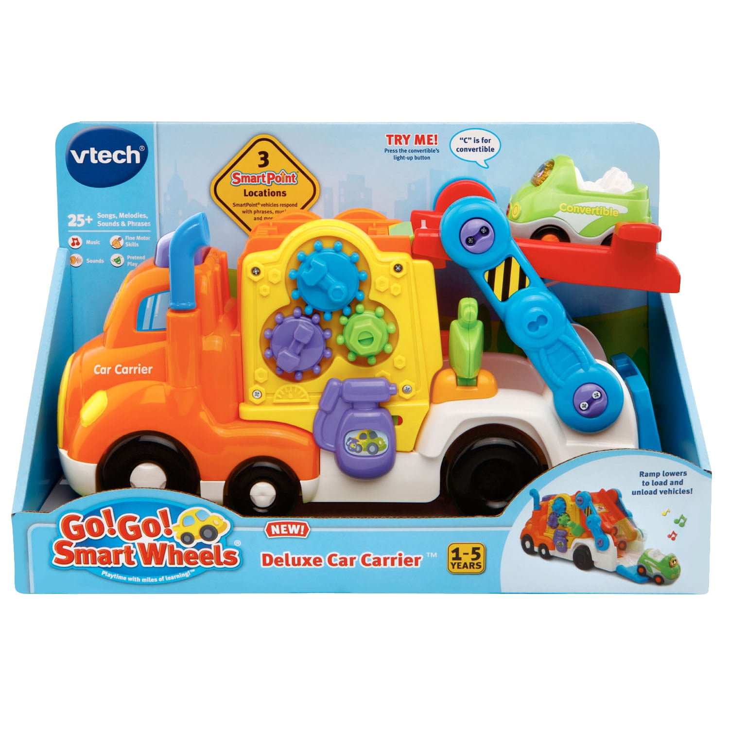 VTech Go! Go! Smart Wheels Deluxe Car Carrier | eBay