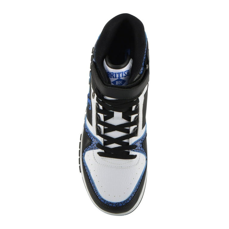 Louis Vuitton LV Trainer Sneaker Boot High White Blue Men's