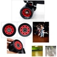 thumbnail image 2 of 8 Pcs Patins à Roulettes d'Intérieur 95A avec Roulements 58mmx39mm PU Résistant à l'Usure Patins à Roulettes Quad avec 2 Clés, 2 of 6