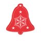 thumbnail image 1 of Adorno para árbol de Navidad Matsuzay 10 Uds. Madera Natural Rojo, 1 of 5