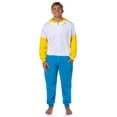 thumbnail image 6 of The Simpsons Hooded Union Suit | Men's Homer Simpson Adult One Piece Costume Pajama Footless Sleeper for Men & Women, 6 of 6