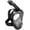 Stealth-L-XL, variant on Seaview 180 Sport Full Face Snorkel Mask Adults, 180 Degree Panoramic View, Anti Fog, Dry Top Snorkeling Gear for Adults & Youth with Camera Mount for Ocean, Beach & Travel