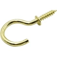 thumbnail image 3 of 1" Ceiling Cups Hooks Screw Hooks Ceiling Cup Hooks Self-Tapping Screws Hooks Golden - 100 Pcs, 3 of 5