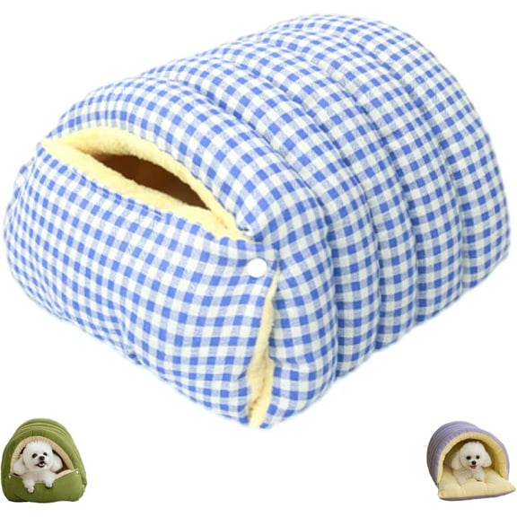 Cozy Monster Cat Bed, Pet Cave for Indoor Cats, Washable Fluffy Dog BEF, Soft and Warm Cats House Tent Bed, Calming Plush Anti-Anxiety Cuddler Beds for Cats Small Dogs