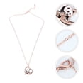 thumbnail image 2 of 1 Pce Collier Parent-Enfant Panda Chaîne de Cou Décorative Collier Élégant (Doré), 2 of 8