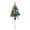 Multicolor, variant on Zpanxa Solar Christmas Tree Lamp, Garden Decoration, Lawns LED Color Lamp, Outdoor Landscapes Lamp for Garden, Patio, Yard, Flowerbed, Parties,with12 Christmas Balls Multicolor