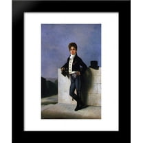 Retrato de Conde de Farrobo 20x24 Framed Art Print by Domingos Sequeira