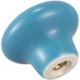thumbnail image 2 of 1Pcs Round Ceramic Handles Kitchen Cabinet Cupboard Wardrobe Pull Knobs Blue S, 2 of 5