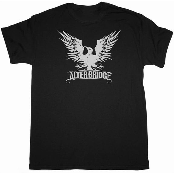 Vtg Alter Bridge Band Short Sleeve Cotton Black Full Size Unisex Shirt
