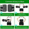 thumbnail image 5 of Insunen Lumbar Orthosis for Lower Back Pain, Spine Sport Back Brace for Men & Women (Black/X-Large), 5 of 8