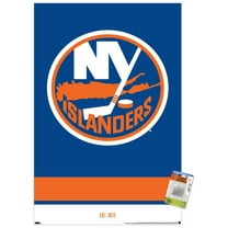 NHL New York Islanders - Logo 21 Wall Poster with Pushpins, 22.375" x 34"