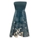 thumbnail image 5 of Qucoqpe - Vestido tubo para mujer, informal, de verano, elástico, fruncido, sin tirantes, estilo bohemio, con hombros descubiertos, con volantes, fluido, para playa y sol, en oferta., 5 of 5