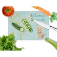thumbnail image 2 of Caroline's Treasures Welcome Friends Yorkie Glass Cutting Board Large, 2 of 2