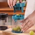 thumbnail image 5 of Strawberry & Tomato Fruit Cutter, Manual Slicer Dicer for Salads & Snacks, Kitchen Tool, Stainless Steel Blade, 1 Count, 5 of 7
