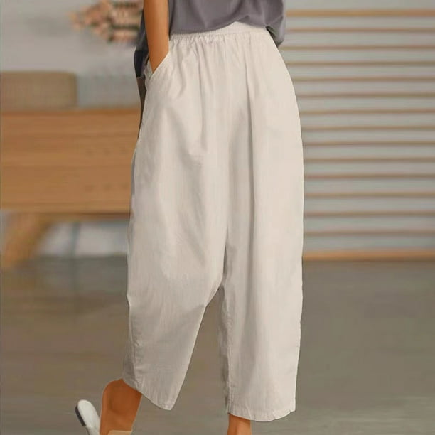 Plus size cotton harem cheap pants