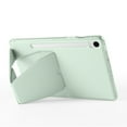 thumbnail image 5 of TECH CIRCLE Slim Back Cover Case for Samsung Galaxy Tab S10+/S9+/S9 FE Plus (12.4"), Built-in Kickstand, Supports S Pen Charging & Attachment, TPU/PU Leather Protective Lightweight Thin Case, Green, 5 of 6