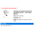 thumbnail image 2 of Secondary Air Injection Control Valve - Compatible with 2017 - 2021 Subaru WRX STI 2018 2019 2020, 2 of 2