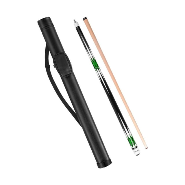Almencla Pool Cue Portable Protector Cue Pouch Pool Cue Organizer Billiard Pool Stick Green