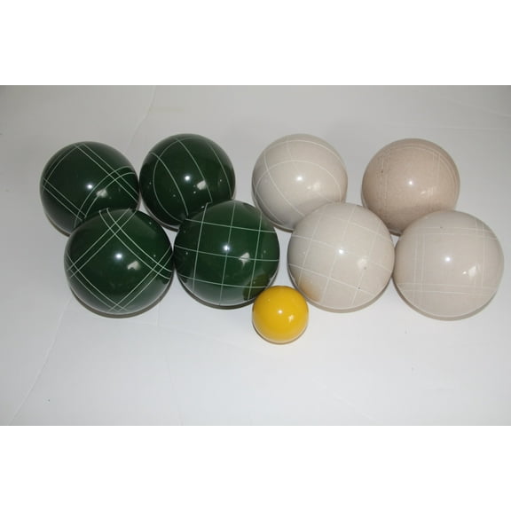 EPCO Tournament Bocce Set - 110mm White and Green Balls