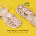 thumbnail image 4 of Sandalias para Niñas DREAM PAIRS SDSD2310K Rosadas con Flores DIY, 4 of 6