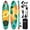 Green-Leaf, variant on Quashley Pink Inflatable Paddle Board, 11 ft x 34 inch Wide All-Around SUP Board with Paddle, Hand Pump, Backpack and Leash