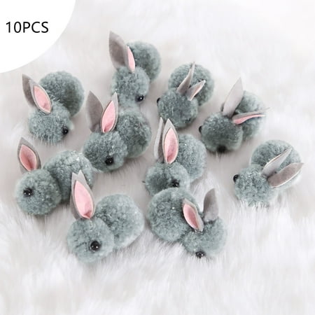 

Christmas Ornaments Clearance 10PCS Easter Decorations Plush Mini Bunny Easter Bunny Doll Gift Christmas Decoration Christmas Gift toys