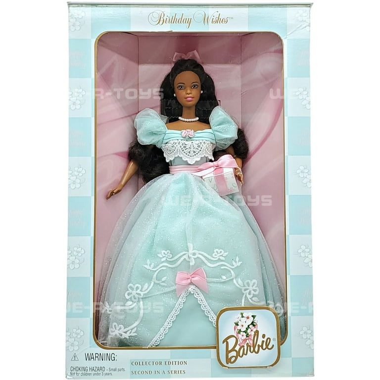 birthday wishes barbie blue dress 1999 Birthday Wishes AA Barbie  Sell4Value