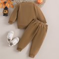 thumbnail image 6 of UAYOTSE Infant Boys Long Sleeve Pullover Outfit Elastic Waist Jogger Pants Warm Fall Winter Daily Clothes Size 3-4 Years, 6 of 8