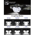 thumbnail image 4 of Linterna frontal Eirnvop, 2000 lúmenes, 9 LED, paquete de 2 con 6 modos a prueba de agua, 4 of 7