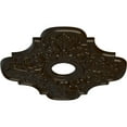 thumbnail image 3 of Ekena Millwork 17 3/4"OD x 3 1/8"ID x 1"P Peralta Ceiling Medallion (Fits Canopies up to 4 5/8"), Hand-Painted Bronze, 3 of 6