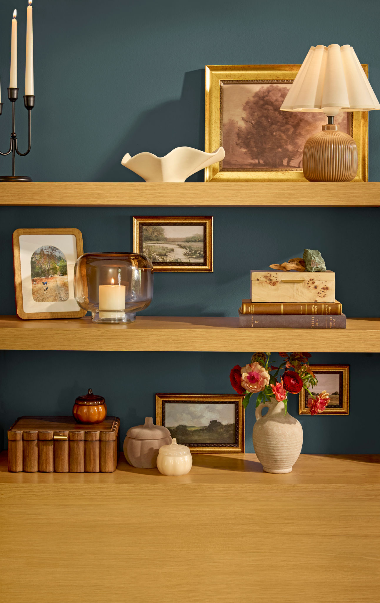 Home Decor Collection 12.5" Brown Ceramic Table Lamp photo 2
