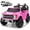 Pink, variant on iYofe 24V 2 Seater Licensed Ford F150 Raptor Powered Ride on Truck with Remote, Safety Belt, Blue