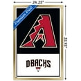 thumbnail image 3 of MLB Arizona Diamondbacks - Logo 22 Wall Poster, 22.375" x 34" Framed, 3 of 5