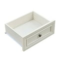 thumbnail image 6 of CQSXDA Farmhouse Style Kitchen Storage Cabinet in Classic White Finish 55 Inch Wooden Buffet Sideboard with Drawers, 6 of 9