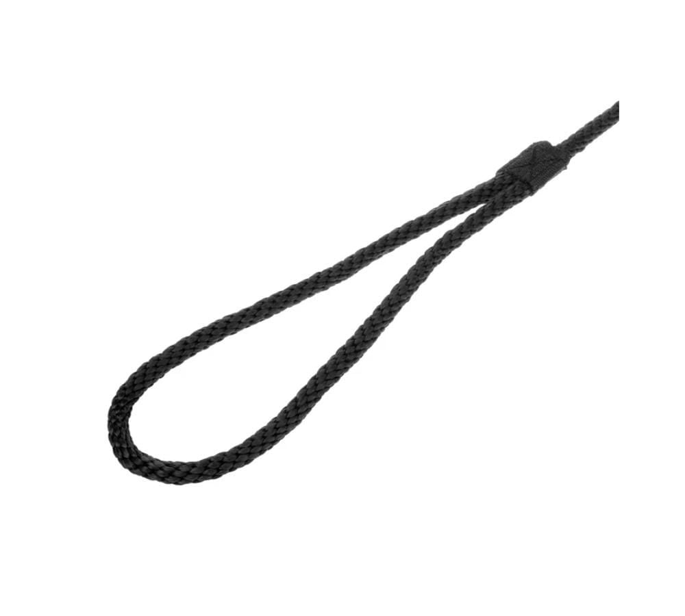 Ligne d'amarrage en nylon double tresse de qualité supérieure avec épissure à œil, ligne d'amarrage de corde de bateau de 1/2" x 25', ligne d'amarrage de corde d'amarrage noire pour bateau kayak
