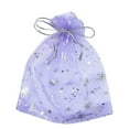 thumbnail image 2 of POINTERTECK 50PCS Christmas Drawstring Gift Bags Transparent Xmas Stocking Bags for Candy Cookie Chocolate  White, 2 of 8