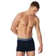 thumbnail image 4 of SCHIESSER calzoncillos bóxer para hombre, paquete de 5 - serie «95/5», pantalón, cintura con logotipo Azul/Verde/Gris 2XL (XX-Large), 4 of 5