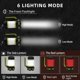 thumbnail image 4 of Linterna de Camping LED Vevor Recargable 6 Modos Foco Impermeable IPX4 Banco de Energía, 4 of 5