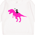 thumbnail image 3 of Inktastic Princess Riding Her T-rex Toddler Sweatshirt, 3 of 4