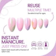 thumbnail image 5 of Press on Fake Nails, 24pcs False Nails, Reusable, Perfect for Women & Girls, 5 of 5