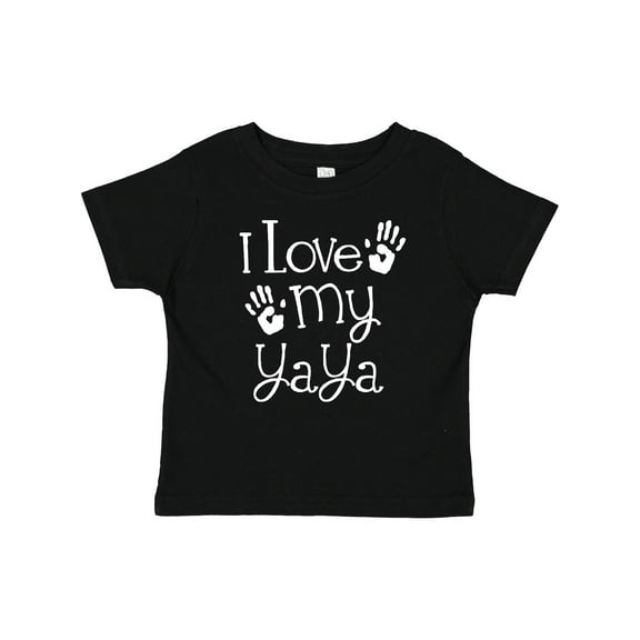 Inktastic I Love My Yaya Grandchild Boys or Girls Baby T-Shirt