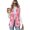 Pink Heart Pattern, variant on Chririnla Autumn Oak Leaves Bark, Classic Casual Business Vest for Summer Work 2026, Open Front Button Up Work Blazer Waistcoat