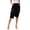 Black, variant on Women'S Stretch Denim Pencil Skirt High Waist Knee Length Bodycon Casual Comfortable Fashion For Spring Summer