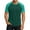 #031 Dark Green-A1, variant on Nestiefly Mens Fitted Tee Shirts Basic Crewneck Short Sleeve Comfy Vintage Pullover Raglan Sleeve Summer Muscle Shirts Dark Green M