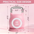 thumbnail image 3 of TLGREEN Adjustable Kettlebell Set- 7 Weights (22.5lb/44lb), Quick-Change Weight Dial, for Full-Body Workout & Cross-Training, 3 of 9