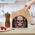 thumbnail image 6 of Flowers Roses in Human Skeleton Napkin Holder for Table Clear Napkin Stand Paper Holder Acrylic Organizer Dispenser Napkins for Dinner Kitchen Restaurant Room, 6 of 8